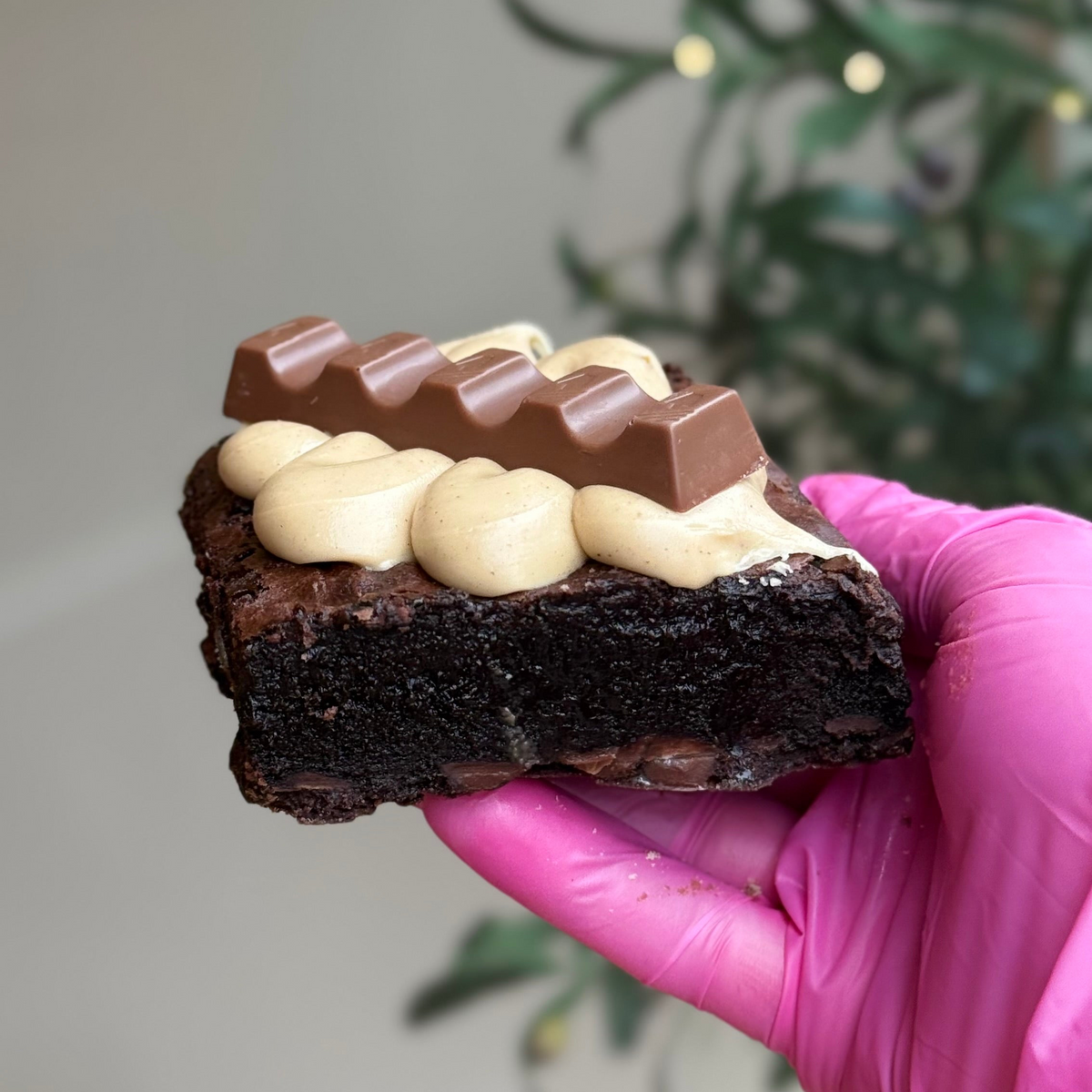 Kinder Brownie from Bonnies Glamour Bakes